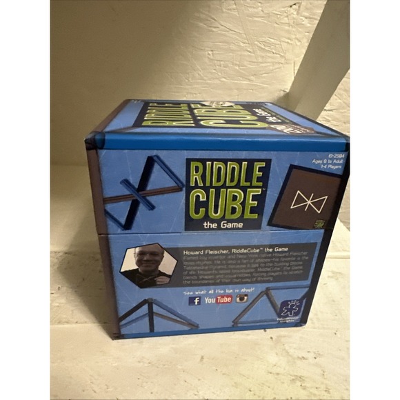 Riddle Cube ~ Educational Insights ~ 8+- Mind Bending Game New - Picture 4 of 7